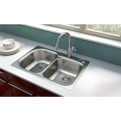Harlon Chrome one-handle high arc pulldown kitchen faucet