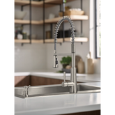 33" x 22" Stainless Steel 18 Gauge Single Bowl Dualmount Sink and Faucet Combination