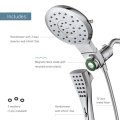 Verso Eco-Performance Combination Shower With Infiniti Dial