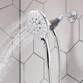 Engage Six-Function 5 1/2" Diameter Spray Head Handheld Shower
