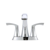 Lindor Two-handle Centerset Bathroom Sink Faucet