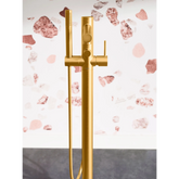 Align Chrome one-handle tub filler includes hand shower