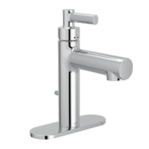 Aluma Chrome one-handle low arc bathroom faucet