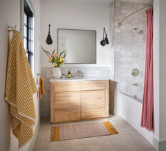 Aluma Brushed nickel cycling tub/shower