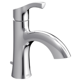 Ash Chrome one-handle low arc bathroom faucet