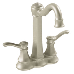 Vestige Chrome two-handle high arc bar faucet