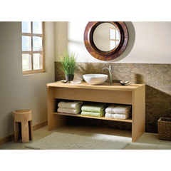 Eva Chrome one-handle low arc bathroom faucet