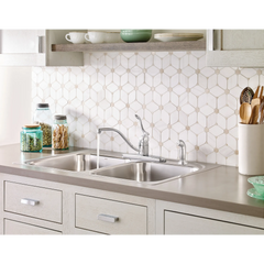 Banbury Chrome one-handle low arc kitchen faucet