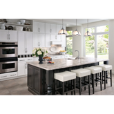 Brantford Chrome one-handle high arc pullout kitchen faucet