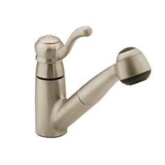 Colonnade Chrome one-handle low arc pullout kitchen faucet