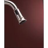 Aberdeen Chrome One-Handle High Arc Pulldown Kitchen Faucet