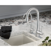 Sleek One-Handle Pulldown Bar Faucet