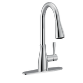 Elbur Chrome one-handle kitchen faucet