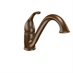 Camerist Chrome one-handle low arc kitchen faucet