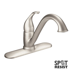 Camerist Chrome One-Handle Low Arc Kitchen Faucet