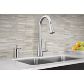 Sleek One-Handle High Arc Pulldown Kitchen Faucet