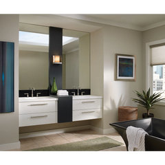 Gibson Chrome two-handle high arc bathroom faucet