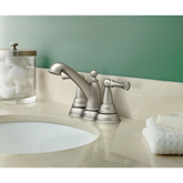 Sage Two-handle Centerset Bathroom Sink Faucet