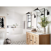 Gilmour Spot resist brushed nickel 18" towel bar