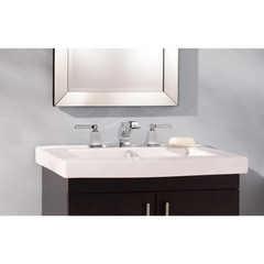 Boardwalk Two-Handle Low Arc Bathroom Faucet