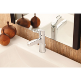 Kleo Chrome One-Handle Low Arc Bathroom Faucet