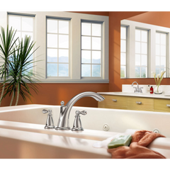 Caldwell Two-Handle High Arc Roman Tub Faucet