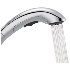 Bokeh Chrome one-handle pullout kitchen faucet