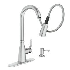 Nolia One-Handle High Arc Pulldown Kitchen Faucet