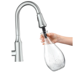 Venango Chrome One-Handle High Arc Pulldown Kitchen Faucet