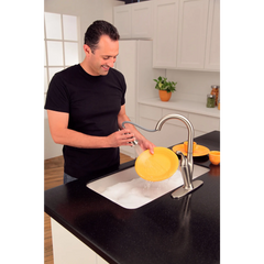 Solidad Matte black one-handle high arc pulldown kitchen faucet