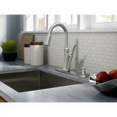Benson Spot Resist Stainless One-Handle High Arc Pulldown Kitchen Faucet