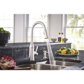 Caris One-handle High Arc Kitchen Faucet