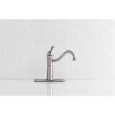 Walden Spot Resist Stainless (MB) One-Handle High Arc Kitchen Faucet