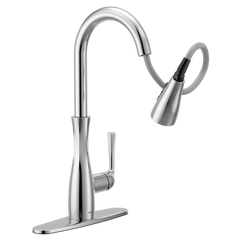 Arlia Chrome one-handle high arc pulldown kitchen faucet
