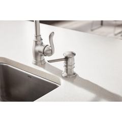 Anabelle Spot resist stainless/softgrip one-handle high arc single mount bar faucet