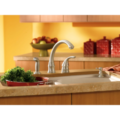 Adeline Chrome one-handle high arc kitchen faucet