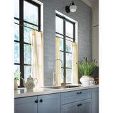 Essie One-Handle High Arc Pre-Rinse Spring Pulldown Kitchen Faucet