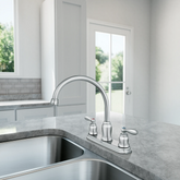 Caldwell Two-handle Low Arc Kitchen Faucet