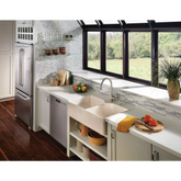 Haysfield Chrome one-handle high arc kitchen faucet