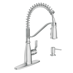 Nolia One-Handle Pre-Rinse Spring Pulldown Kitchen Faucet