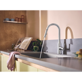 Skiles One-Handle Pulldown Kitchen Faucet with Swivel Control