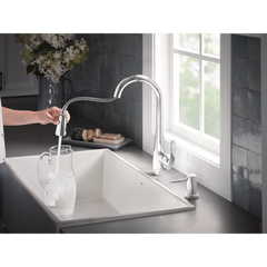 Reyes One-Handle High Arc Pulldown Kitchen Faucet