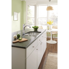 Voss Chrome One-Handle High Arc Pullout Kitchen Faucet