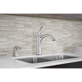 Voss Chrome One-Handle High Arc Pullout Kitchen Faucet