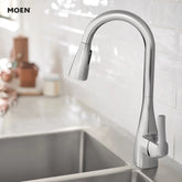 Kiran One-handle High Arc Pulldown Kitchen Faucet