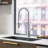 Inara One-Handle Pre-Rinse Spring Pulldown Kitchen Faucet