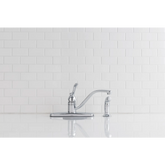 Banbury Chrome One-Handle Low Arc Kitchen Faucet