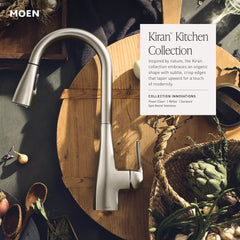 Kiran One-handle High Arc Pulldown Kitchen Faucet