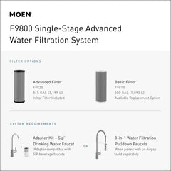 Single-Stage Under Sink Advanced Water Filtration System
