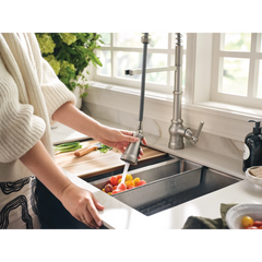 Luxe Chef™ 27” Workstation System Stainless Steel Undermount Single Bowl Sink